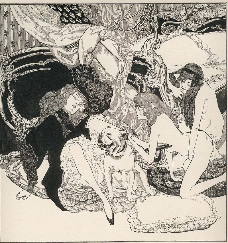 Franz von Bayros-18-Racconti alla toeletta 15